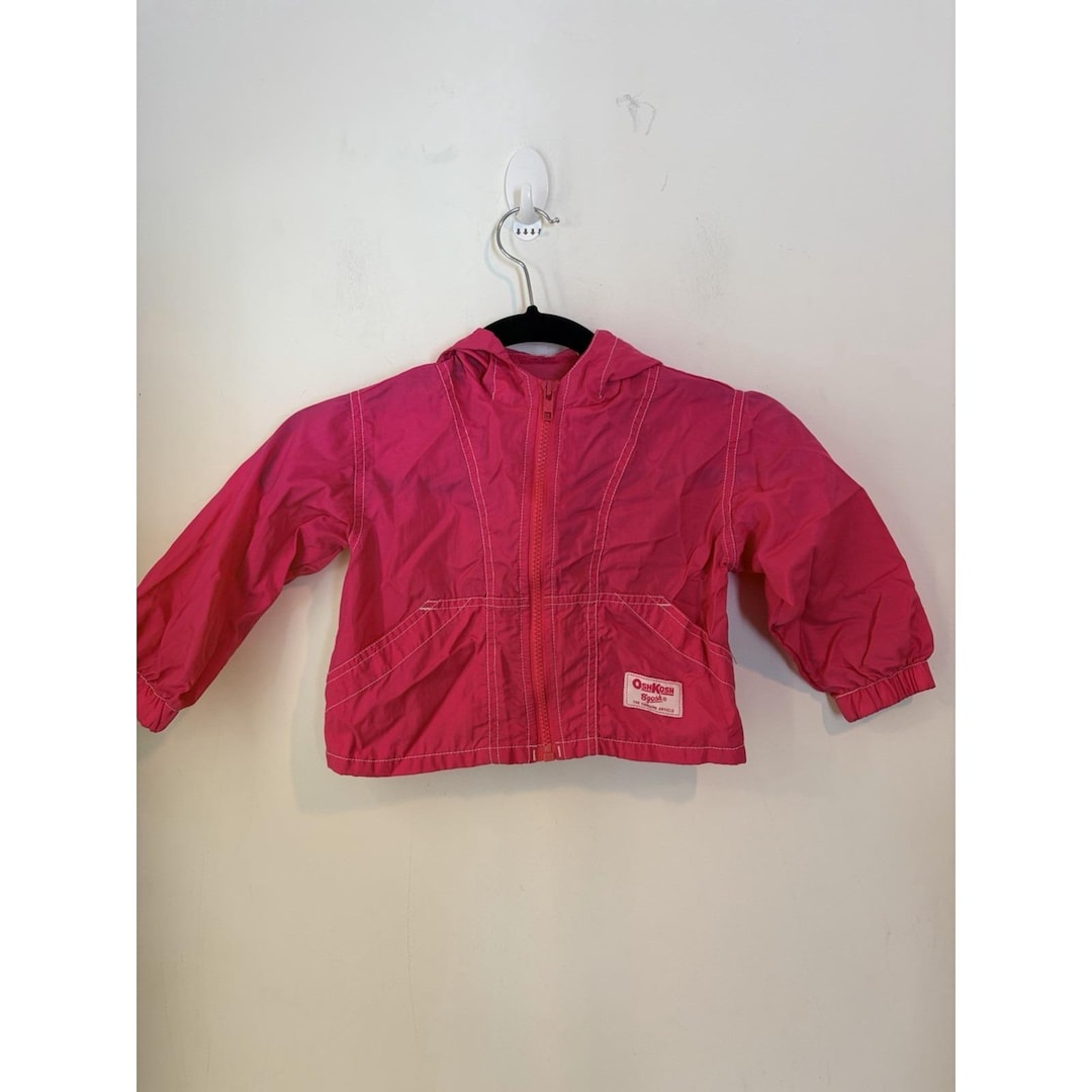 Vintage Oshkosh B'gosh 24M Pink Convertible Jacket Backpack 90s Rare - Etsy