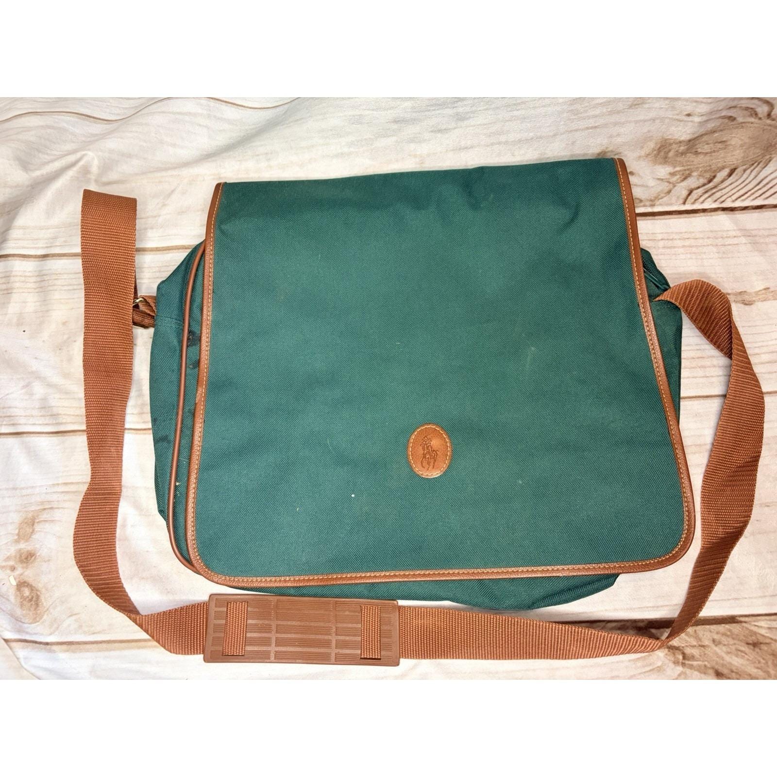 Vintage Ralph Lauren Messenger Bag - Etsy