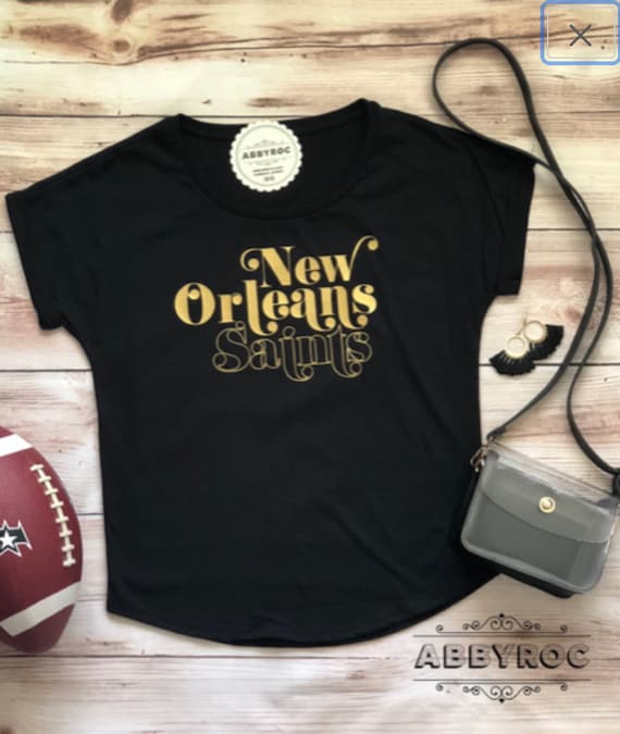 new orleans saints shirt womens