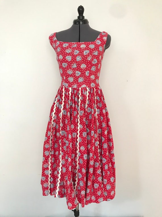 1950s Bavarian Cotton Sundress