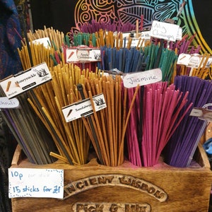 Handmade colourful incense sticks PICK N MIX image 6