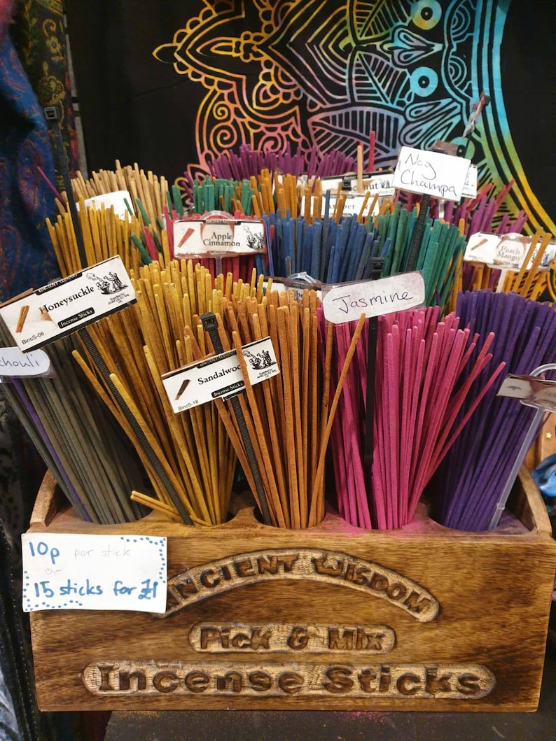 Handmade colourful incense sticks PICK N MIX image 6