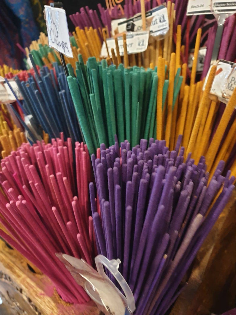 Handmade colourful incense sticks PICK N MIX image 5