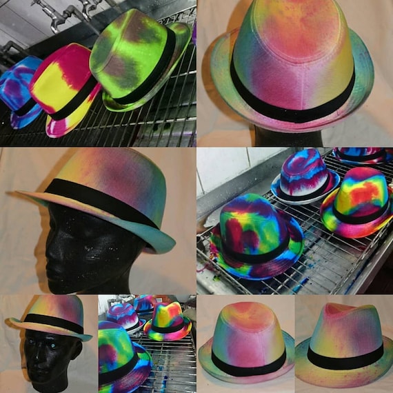 Rainbow Coloured Bowler Hat Rainbow Coloured Bowler Hat