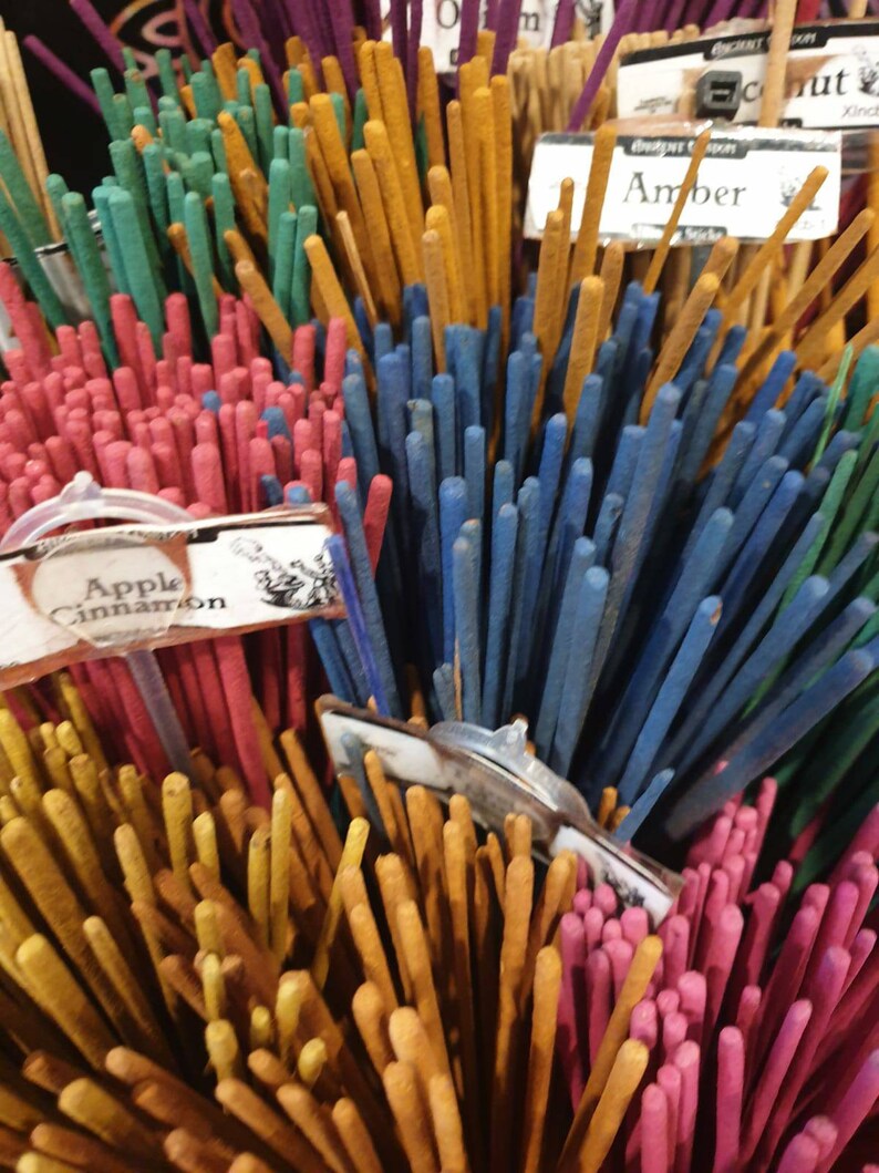 Handmade colourful incense sticks PICK N MIX image 8