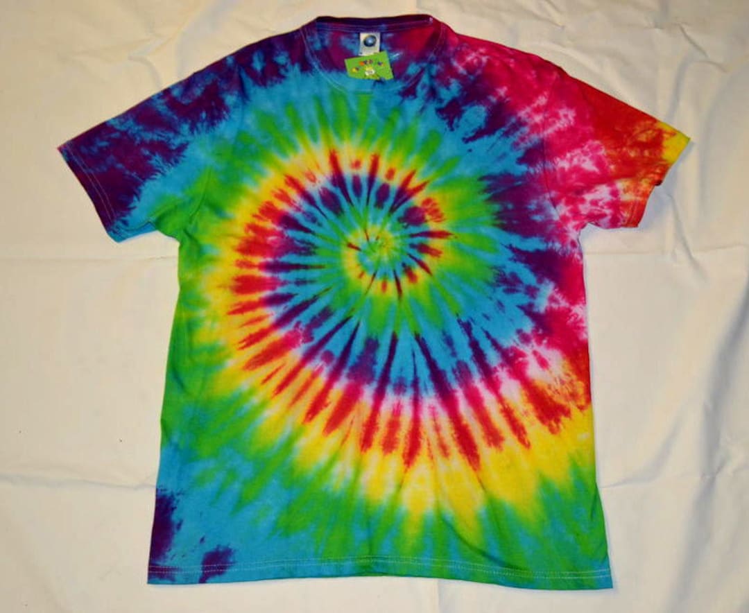 Tie Dye Rainbow Spiral T Shirt UNISEX S-5XL - Etsy