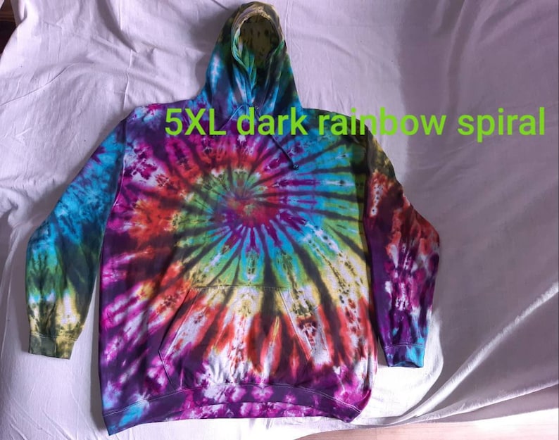 5xl tie dye hoodie