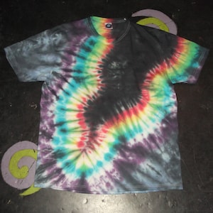 Tie Dye Prism Tornado tie dye T shirt UNISEX S-5XL