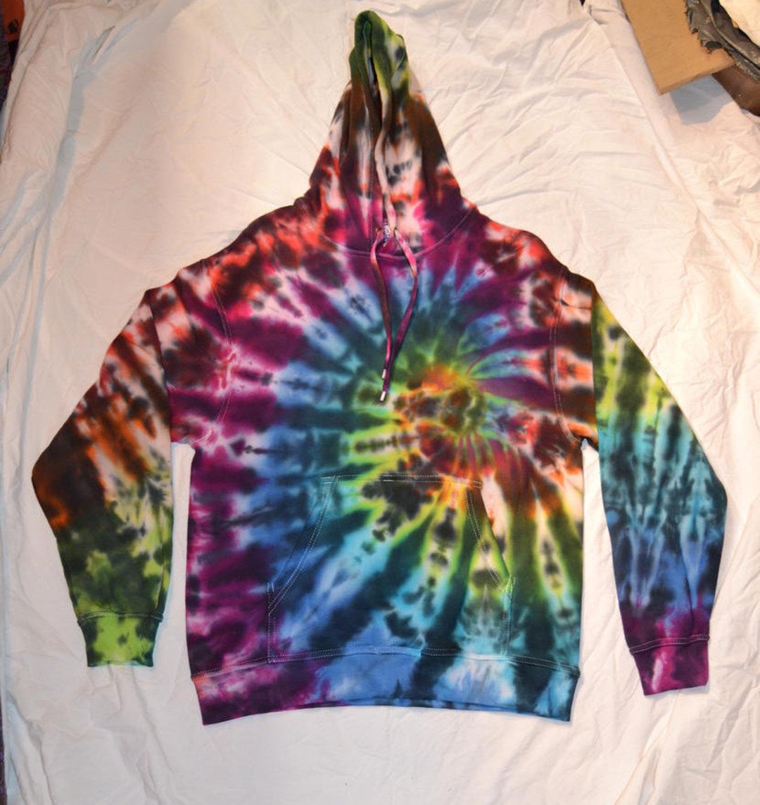 Tie Dye Spiral Hoodie, Various Colours UNISEX XS-5XL - Etsy