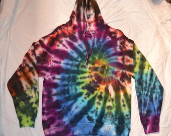 Tie Dye spiral hoodie, various colours UNISEX XS-5XL