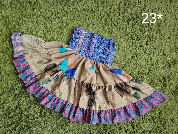 Gypsy Patchwork Mini Rara Skirt Hippy Festival Etsy UK
