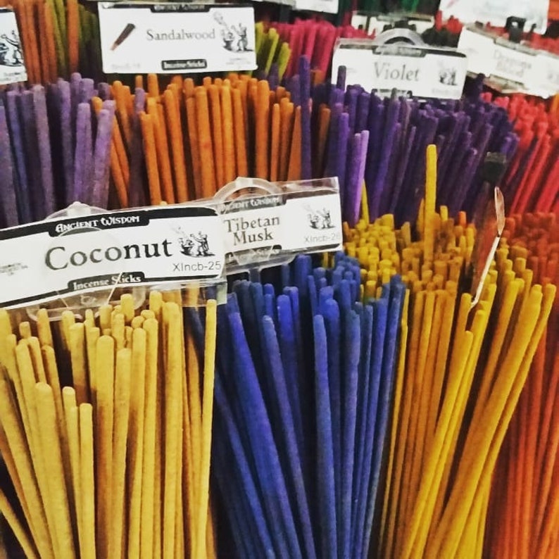 Handmade colourful incense sticks PICK N MIX image 3