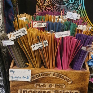 Handmade colourful incense sticks PICK N MIX image 4