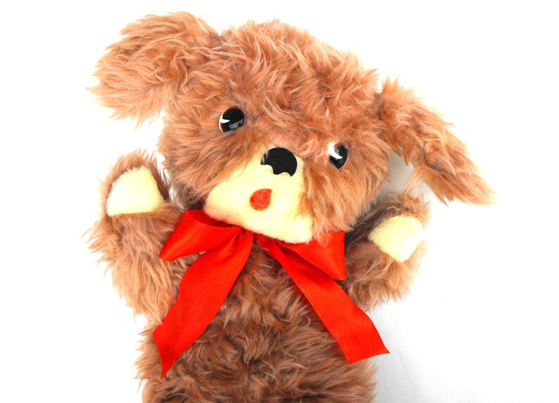 1940s50s Rushton Dog Collectible Toy Company Fuzzy Plush Etsy Canada