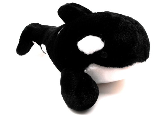 stuffed orca whale