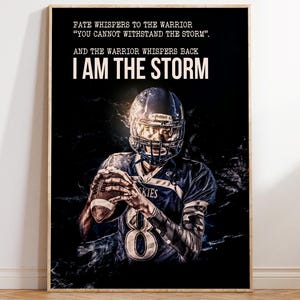 サッカーの感動的な名言プリント：男の子へのプレゼント、寮のインテリア