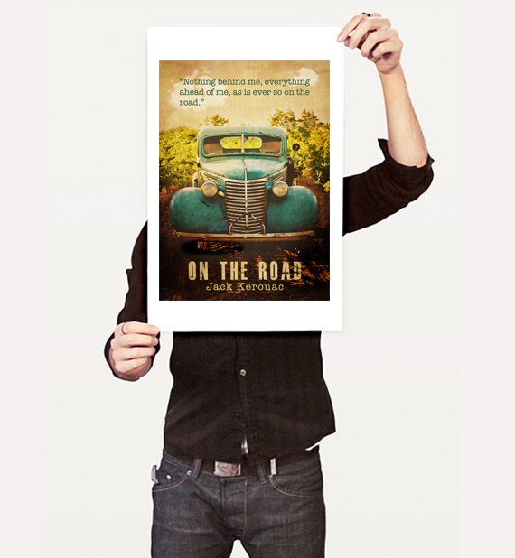 On The Road Poster Jack Kerouac Poster Jack Kerouac Quote | Etsy