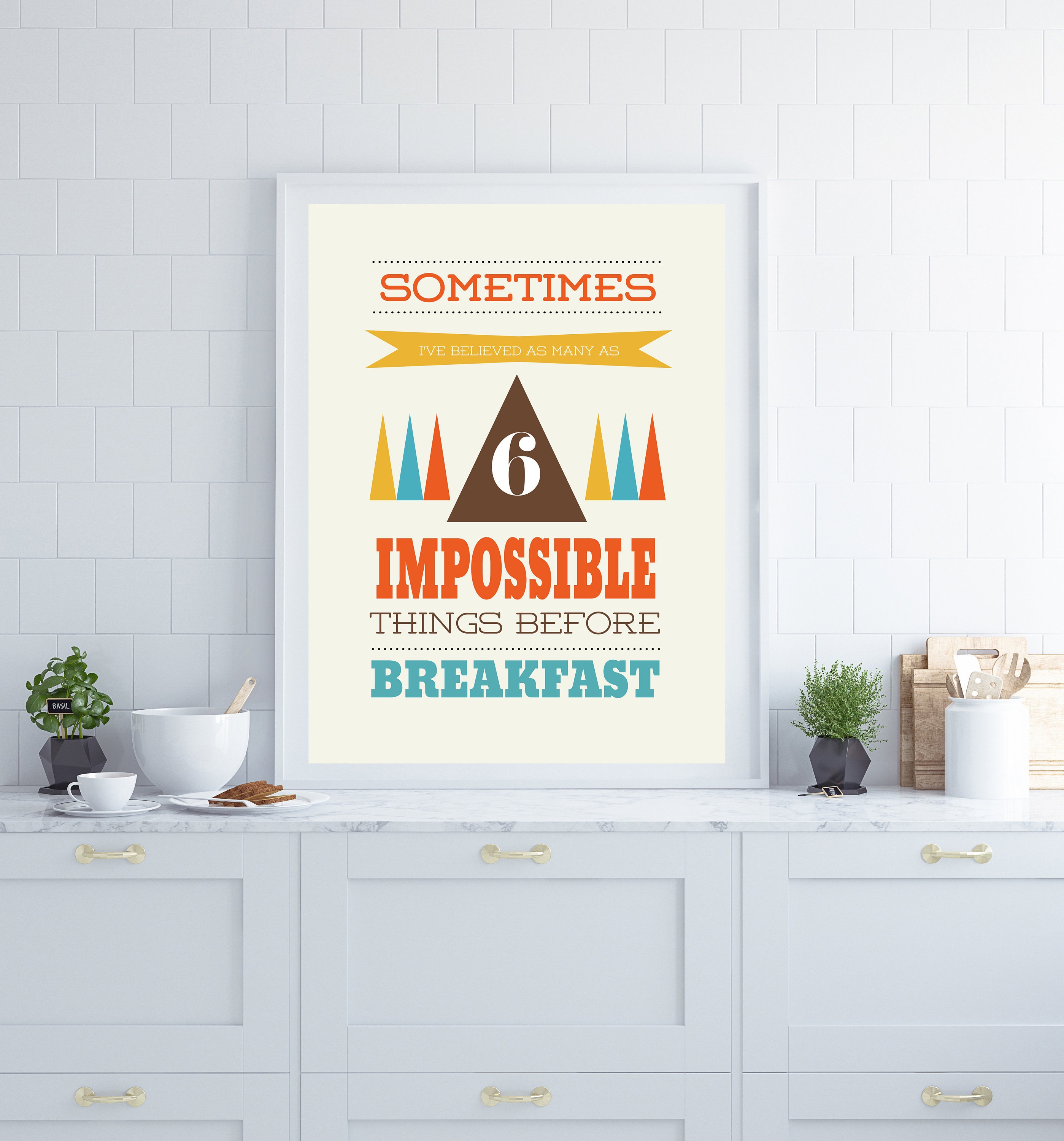 Retro Kitchen Wall Art Kitchen Wall Art Mid Century Modern | Etsy