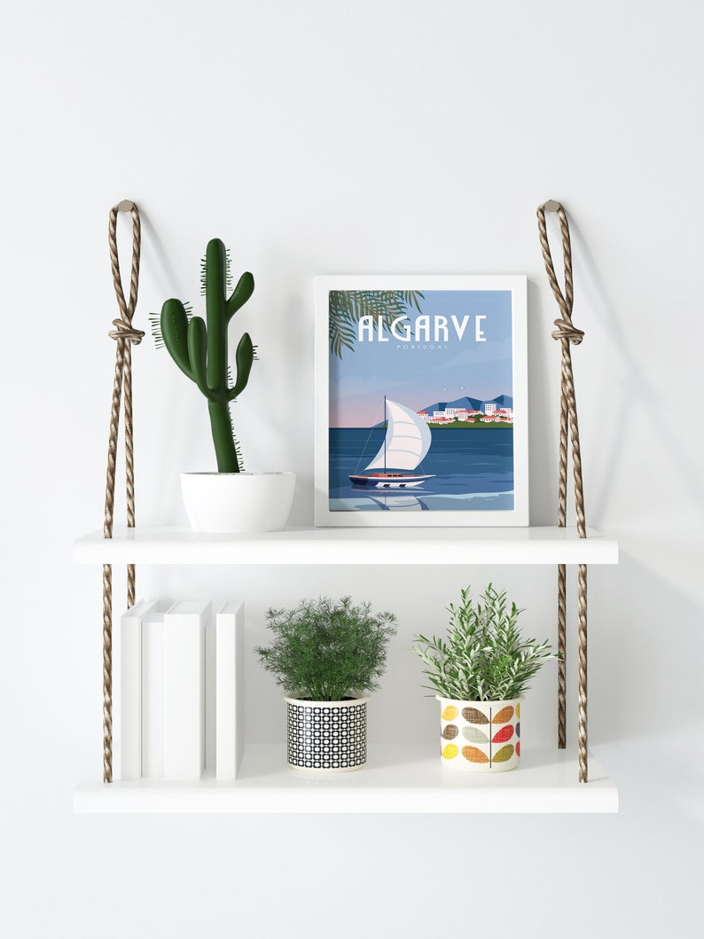Algarve Poster, Algarve Wall Art, Portugal Travel Poster, Portugal Wall Art, Holiday Destination Art, Holiday Poster, Coastal Wall Art, image 8