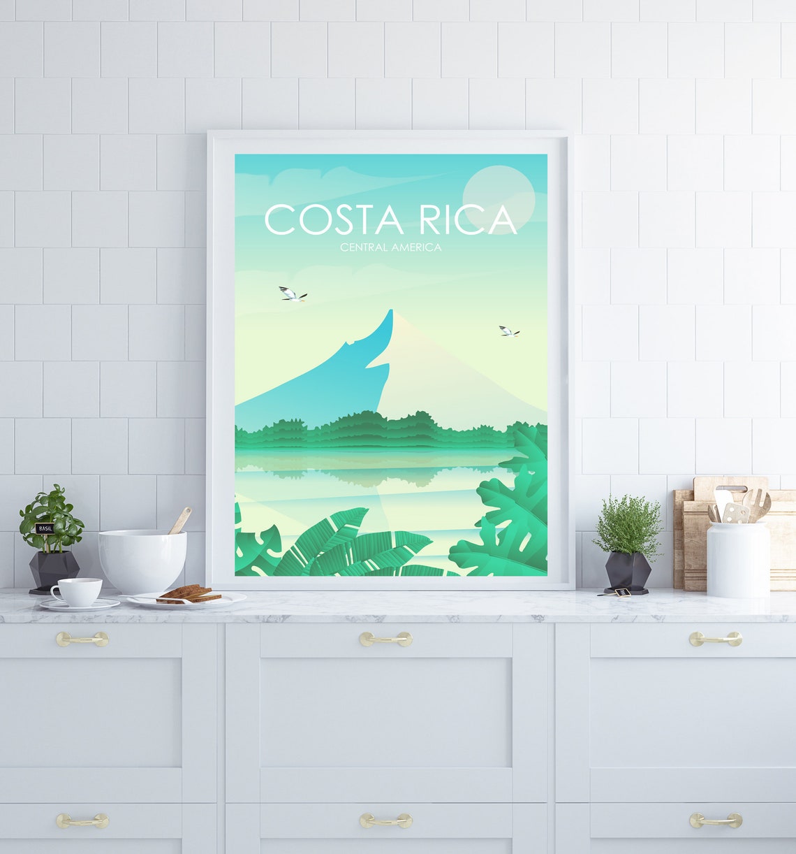 Costa Rica Travel Poster Costa Rica Retro Poster Retro Etsy UK
