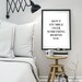 A poster with a quote that says dont let someone be seen | Premium Vector