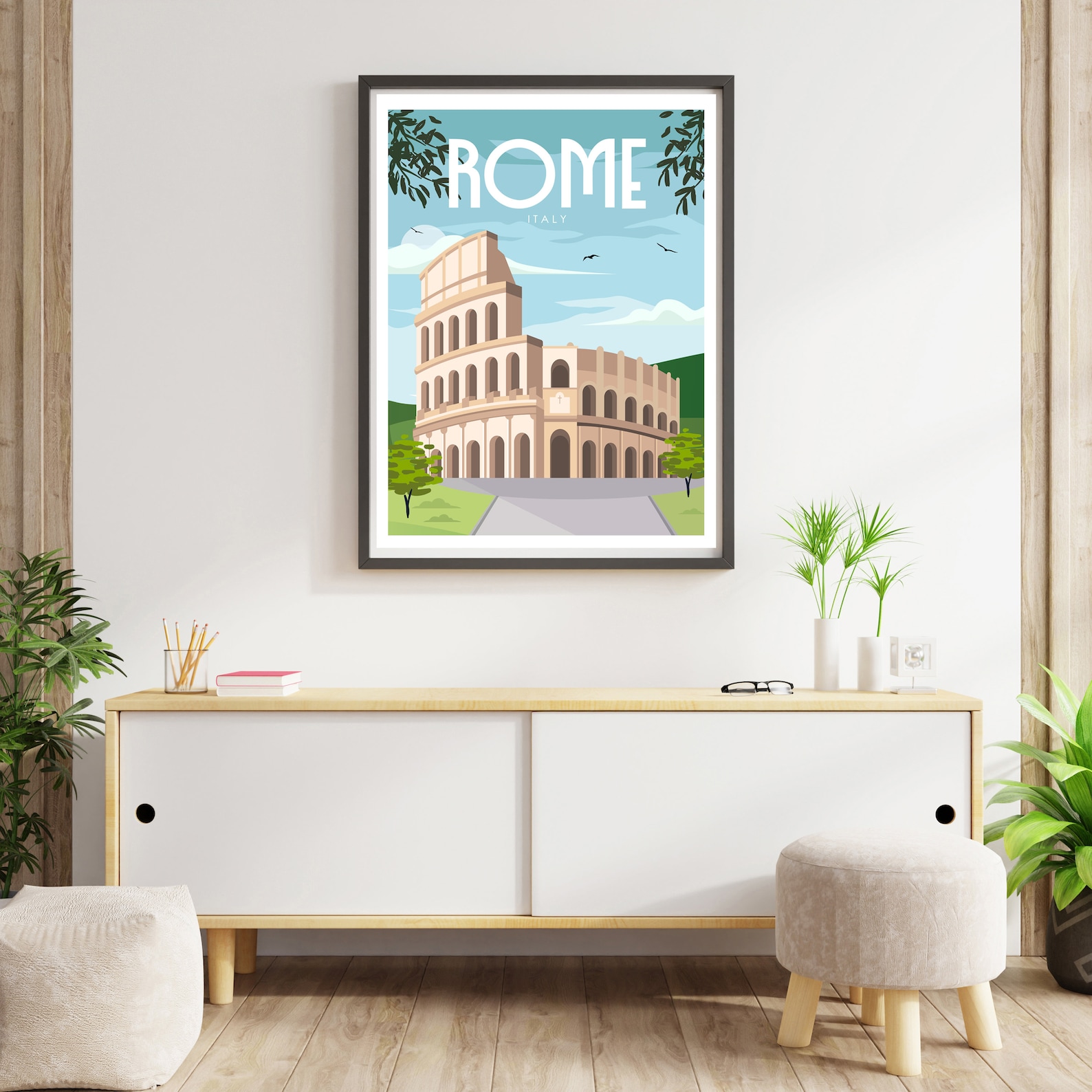 Travel Wall Art Rome Wall Art Rome Poster Italy Wall Art Etsy