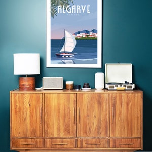 Algarve Poster, Algarve Wall Art, Portugal Travel Poster, Portugal Wall Art, Holiday Destination Art, Holiday Poster, Coastal Wall Art, image 7