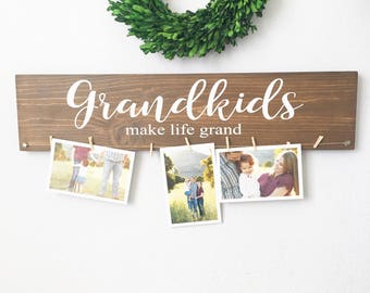 grandkids make life grand sign grandkids sign christmas gift grandparents gift mothers day gift grandparents sign - Christmas Ideas For Grandparents grandkids make life grand sign grandkids sign christmas gift grandparents gift mothers day gift grandparents sign - Christmas Ideas For Grandparents