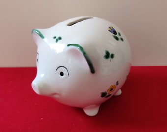Cute Pink Pig Money Box, Piggy Bank, Money Bank, Kitsch, Retro