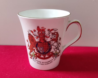 Royal Coffee Mug, Queen Elizabeth's Silver Jubilee 1977