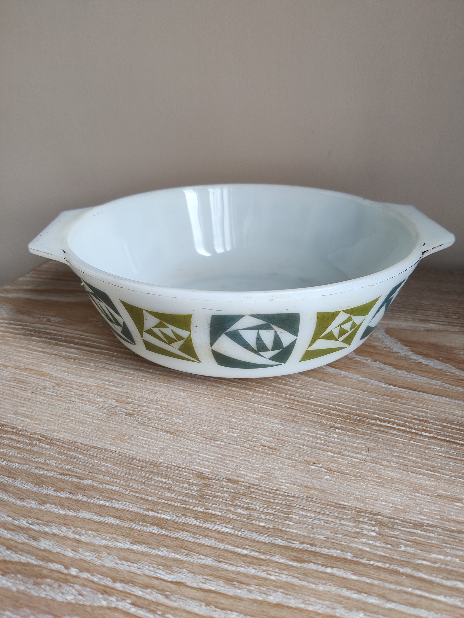 Checkers Casserole Dish JAJ Pyrex Basin Kitchenalia Etsy UK