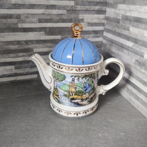 Sadler Sporting Scenes - Fishing Teapot, Made in England