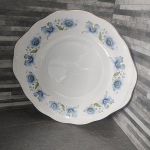 Gainsborough Floral Cake Plate - 1960s Serving Plate