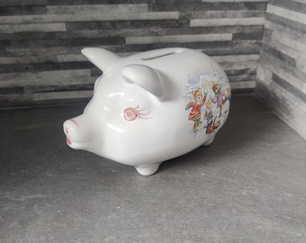 Vintage Pig Money Box, Piggy Bank, Money Bank, Kitsch, Retro
