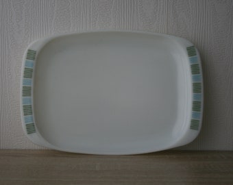 Large Pyrex Platter with 'Matchmaker' pattern, Kitchenware, JAJ Pyrex