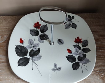 Vintage Midwinter Cake Stand, Single Tier Cake Stand