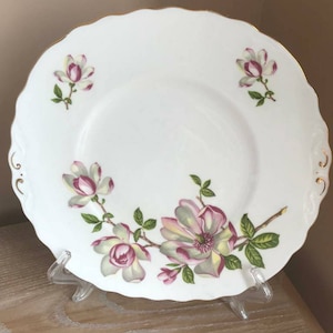 Adderley Floral Cake Plate - 1960s Serving Plate