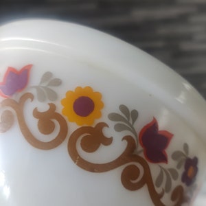 RARE JAJ Pyrex Briarwood, Mixing Bowls Set Nesting Bowls X3 Floral ...