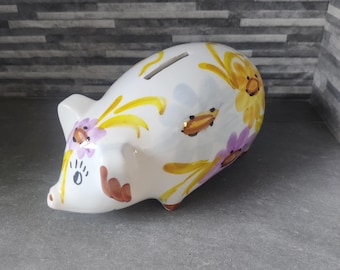Cute Pig Money Box, Piggy Bank, Money Bank, Kitsch, Retro