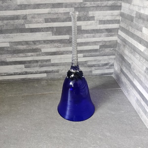Blue glass bell