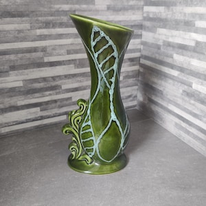 Green Studio Pottery Vase