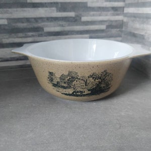 Pyrex Casserole, Modèle de moulin, Bassin, Kitchenalia