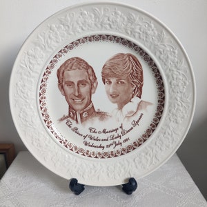 Royal Wedding Princess Diana and Prince Charles Plate 1981