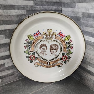 Royal Wedding Princess Diana and Prince Charles Plate 1981