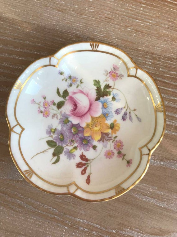 Vintage Royal Crown Derby “derby Posies” Trinket Dish, Made in