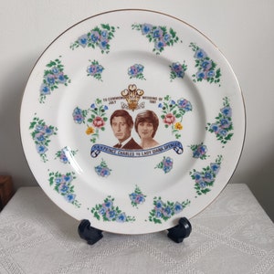 Royal Wedding Princess Diana and Prince Charles Plate 1981