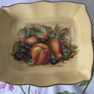 Aynsley Fruit &#39;Orchard Gold&#39; Trinket Dish