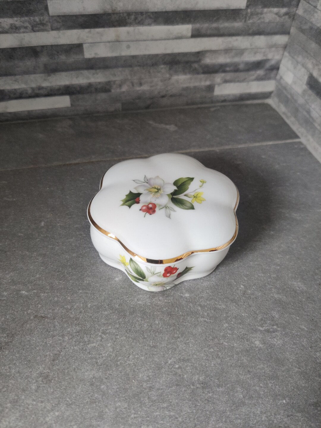 Hammersley 化粧台用小物入れ 蓋付き イギリス製 - Etsy 日本