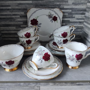 Roses To Remember ロイヤルスタッフォード　ティーポットセット Royal Stafford Roses to Remember - Etsy