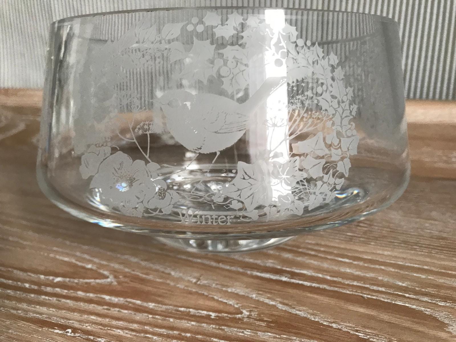 Webb Crystal Bowl - Etsy